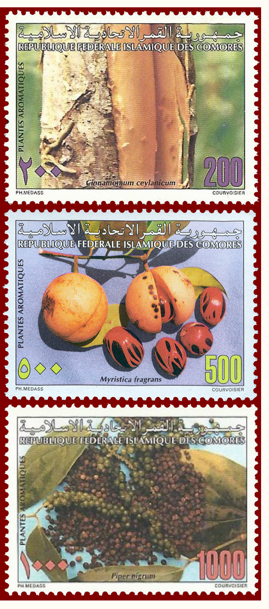 1997 Comores ~ Plantes Aromatiques series