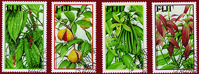 2002 Fiji Stamp of Nutmeg Myristica fragrans