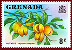 1975 Grenada nutmeg stamp