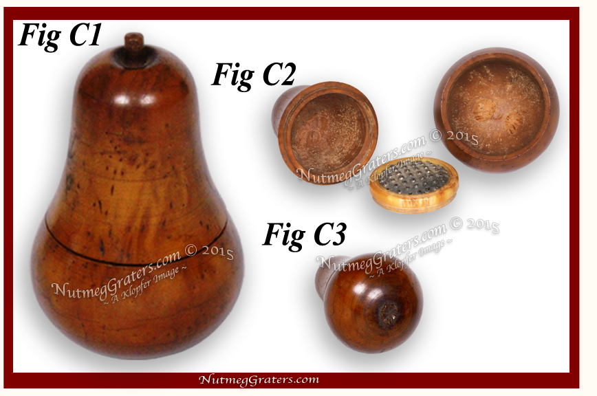 copyright Klopfer 2015 - NutmegGraters.Com - Coauilla Nut Nutmeg Grater