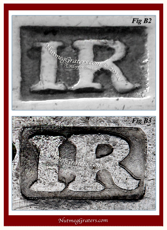 Maker's Mark of Joseph Richardson Sr. Philadelphia, Circa 1750